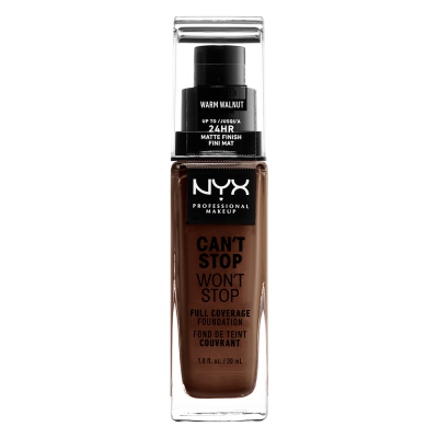 NYX Professional Makeup Cant Stop Wont Stop Foundation 22.5 Warm Walnut