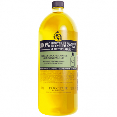 Loccitane Almond Refill Shower Oil (500ml)