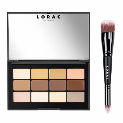 Lorac Pro Conceal & Contour Palette & Makeup Brush