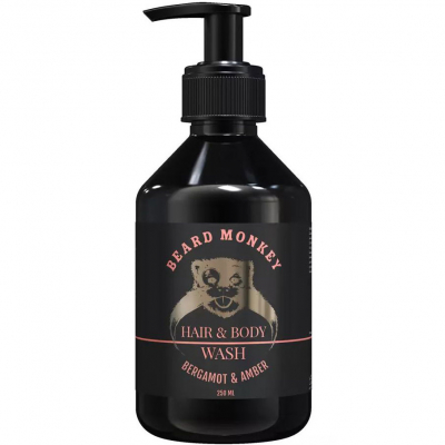 Beard Monkey Hair & Body Wash Bergamot & Amber