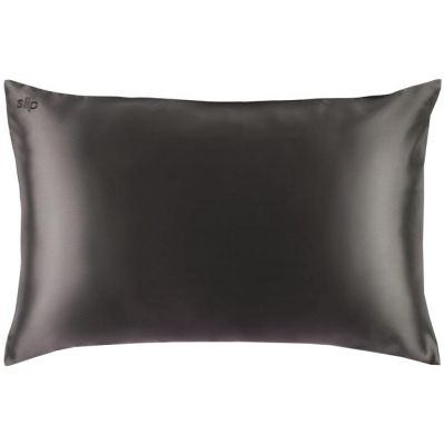 SLIP Pure Silk Queen Pillowcase Charcoal