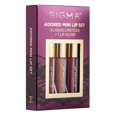 Sigma Beauty Adored Mini Lip Set