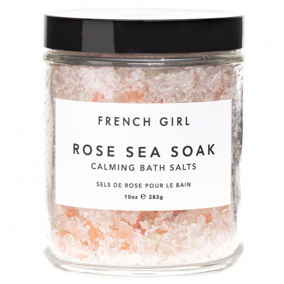 French Girl Organics Rose Sea Soak Calming Bath Salts (300g)