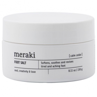 Meraki Foot Salt Calm Cedar Cosmos Natural (200ml)