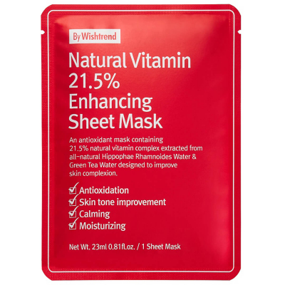 By Wishtrend Natural Vitamin 21.5% Enhancing Sheet (23ml)