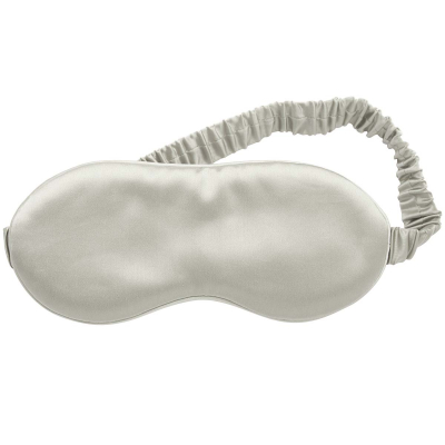 Lenoites Mulberry Sleep Mask With Pouch White