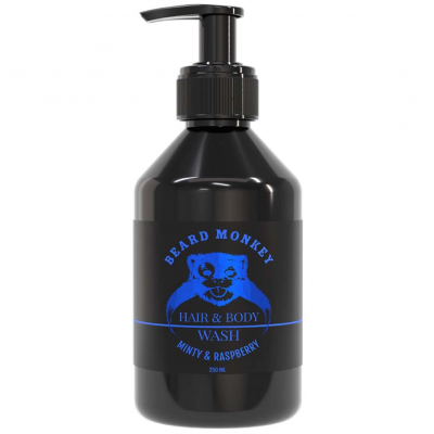 Beard Monkey Hair & Body Mint & Raspberry (250 ml)