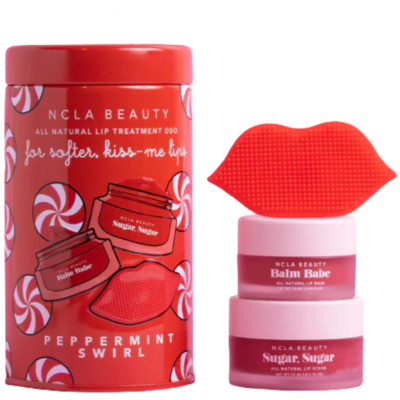 NCLA Beauty Peppermint Swirl Lip Care Value Set (10 + 15 ml)