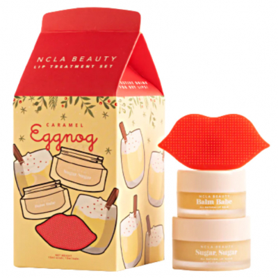 NCLA Beauty Caramel Eggnog Lip Care Value Set (10 + 15 ml)
