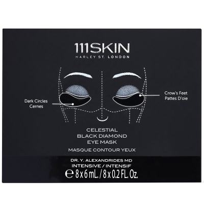 111Skin Celestial Black Diamond Eye Mask Box (8 x 6 ml)