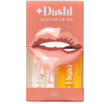 Dashl Juicy AF Lip Oil 2-Pack Look Good Naked And Melted Sugar (7,8 ml)