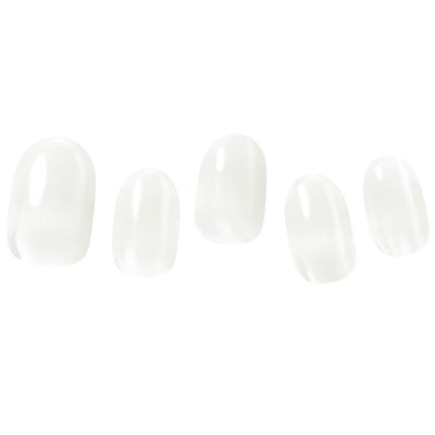 Dashing Diva Glaze Semi Cured Gel Premium Art Nail Strips Cream Mousse