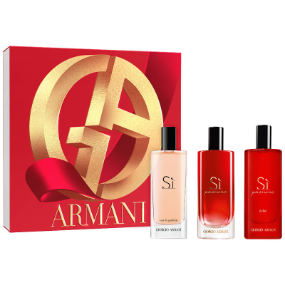 Armani Sì Trio Holiday Set 2023 (15 + 15 + 15 ml)