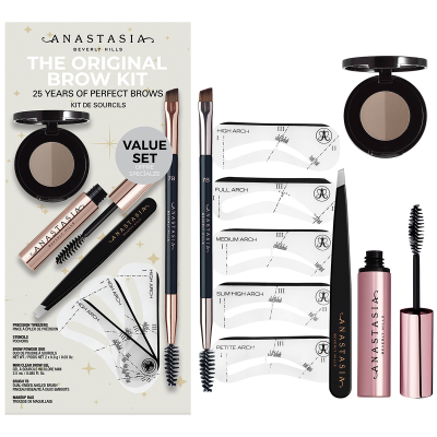 Anastasia Beverly Hills The Original Brow Kit Medium Brown (2 x 0,8 g + 2,5 ml)