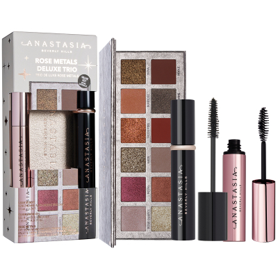 Anastasia Beverly Hills Rose Metals Deluxe Trio (12 x 1,15 g + 10 ml +7,85 ml)