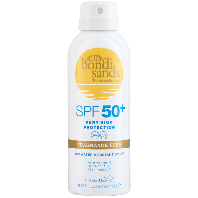 Bondi Sands SPF 50+ Fragrance Free Sunscreen Spray (160 g)