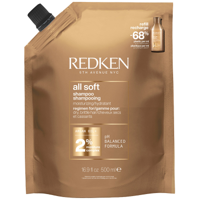 Redken All Soft Shampoo Refill (500 ml)