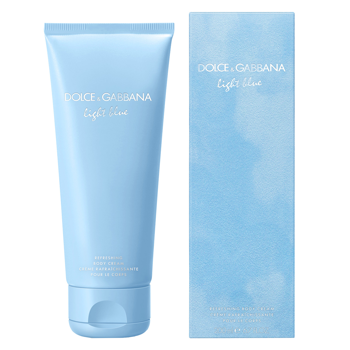 Dolce & Gabbana Light Blue Body Cream (200ml) Lave priser Rask