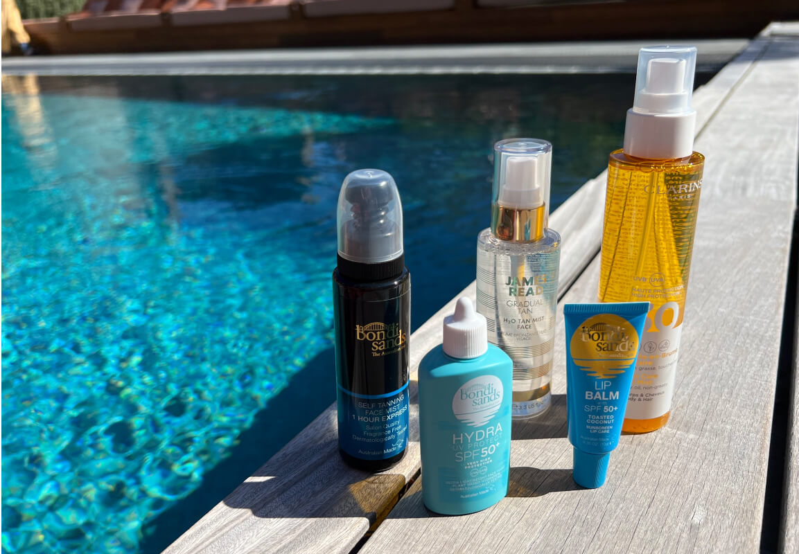 Så gode er sol- og tan-produktene fra Clarins, James Read og Bondi Sands