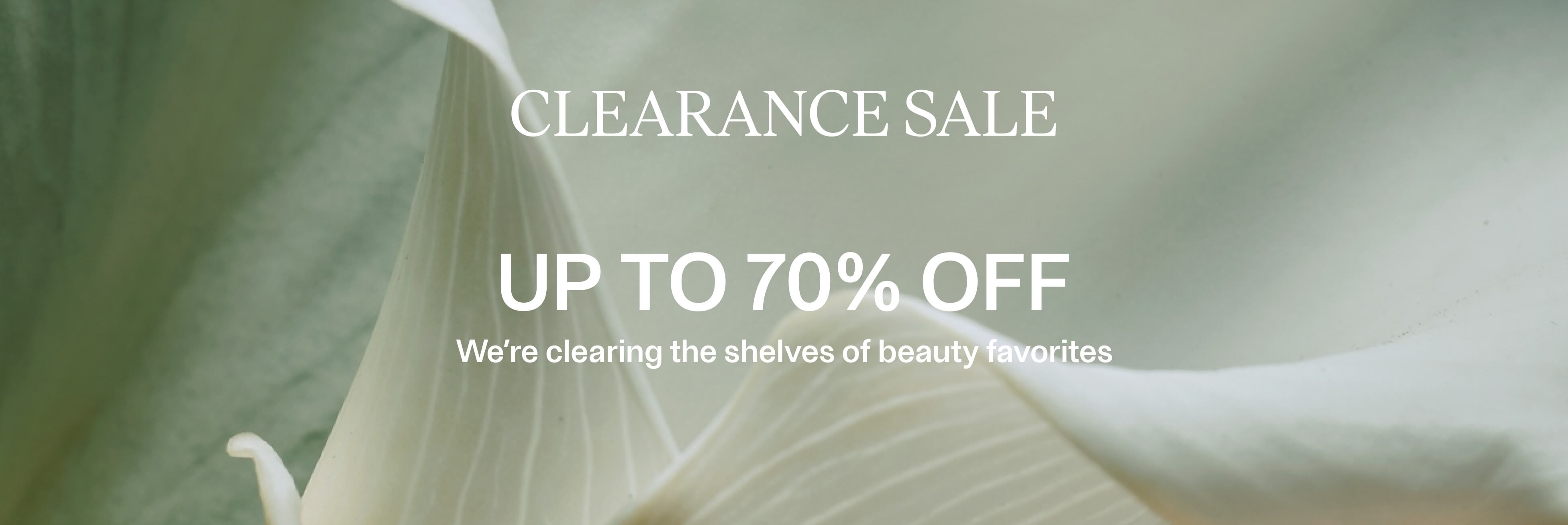 Clearance Sale – opptil 70% rabatt på beautyfavoritter