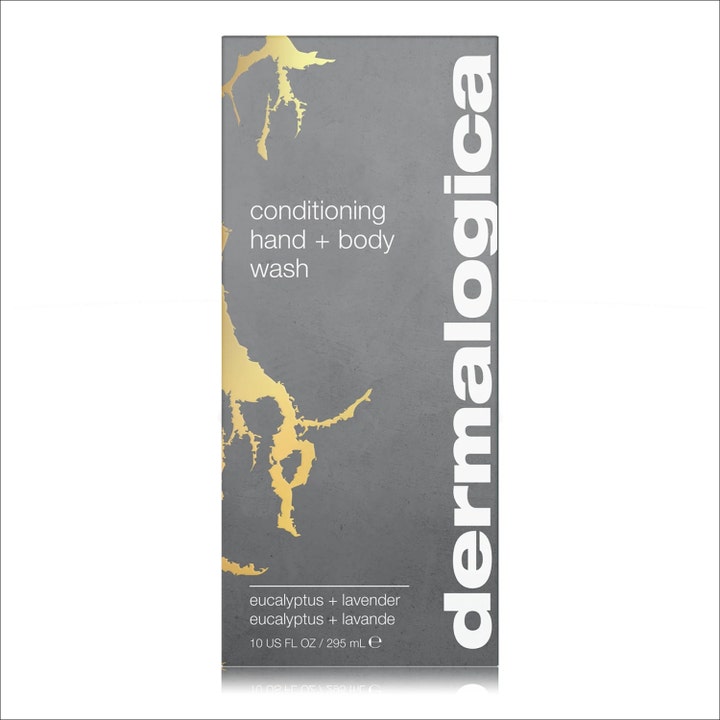Dermalogica Conditioning Body Wash 295 ml pleiende dusjsåpe i grå eske med gulldetaljer