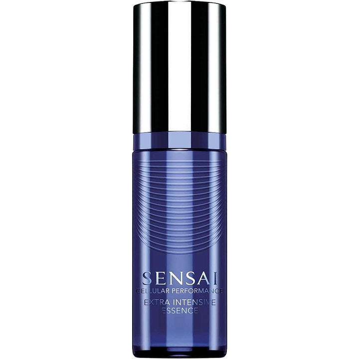 Sensai Cellular Performance Extra Intensive Essence 40 ml revitaliserende serum i lilla flaske med riller og sølvlokk