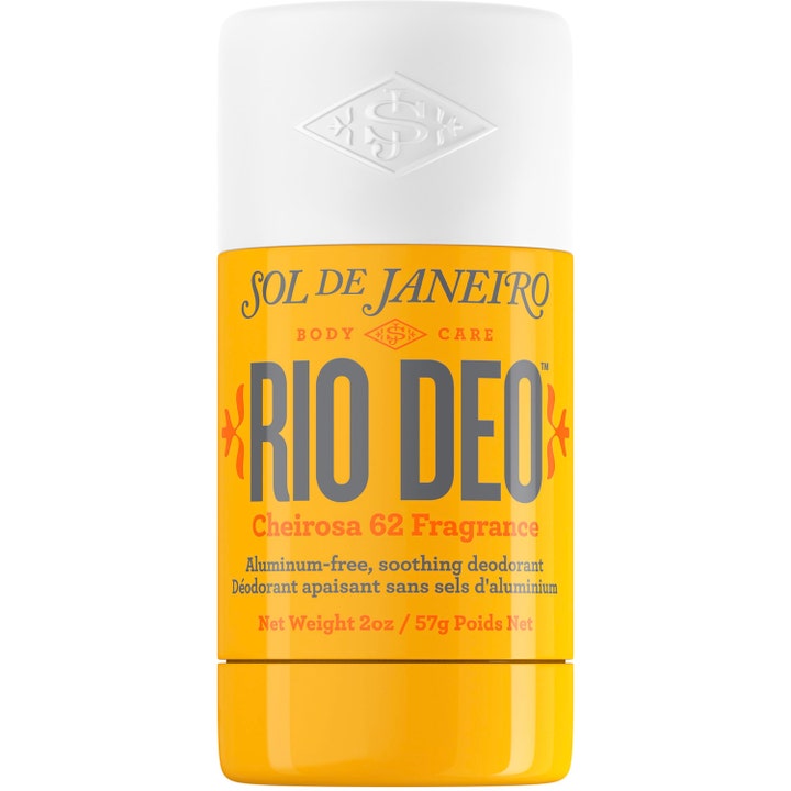 Sol de Janeiro Rio Deo Cheirosa 62 Fragrance 57g aluminiumfri deodorant som beroliger i gul stift med hvit kork