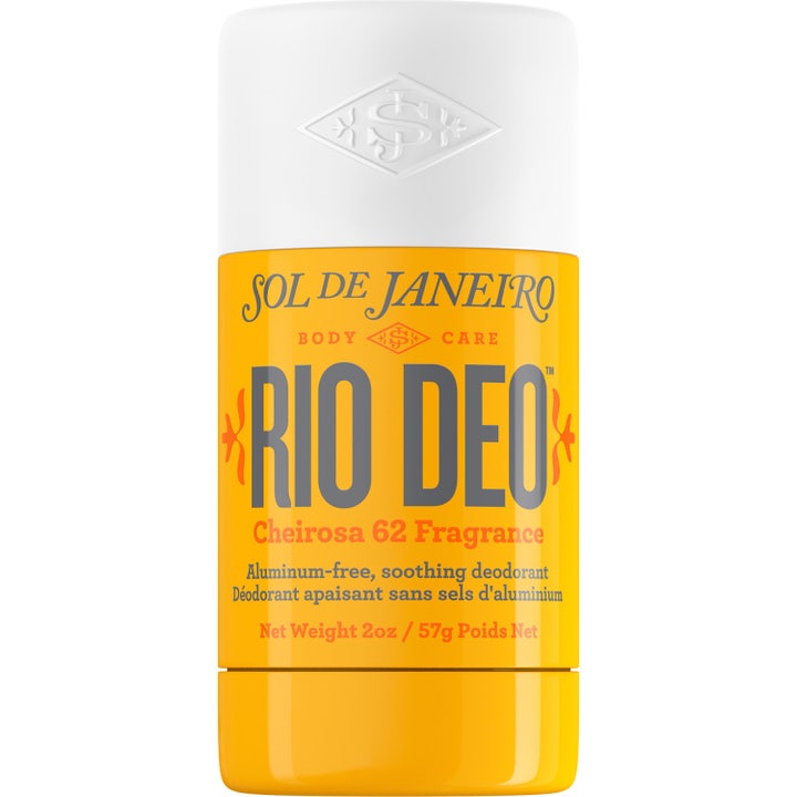 Sol de Janeiro Rio Deo Cheirosa 62 Fragrance 57g aluminiumfri deodorant som beroliger i gul stift med hvit kork