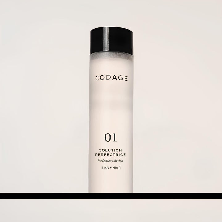 Codage Paris The Perfecting Solution N°01 150 ml toner i frostet flaske med sort kork og HA og NIA