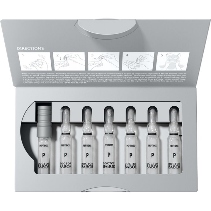 Babor DOC Rejuvenation Ampoule Serum Concentrates 14 ml fornyende serum med peptider i syv glassampuller i en sølvboks