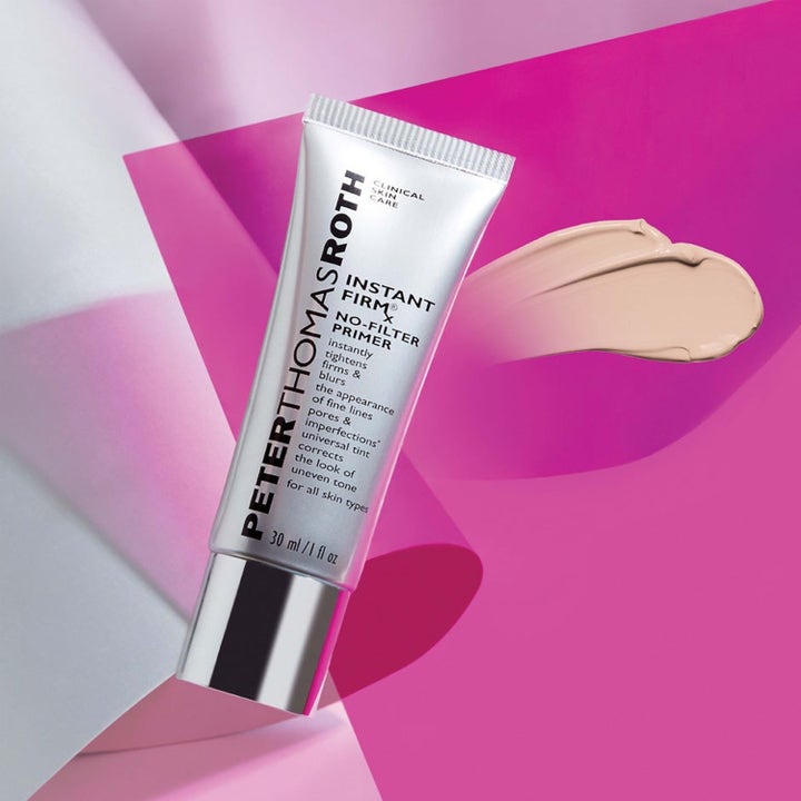 Peter Thomas Roth Instant FirmX No-Filter Primer 30 ml med lys beige tekstur som strammer opp huden