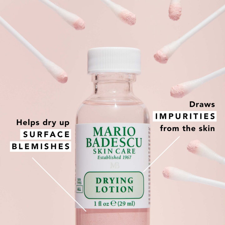 Mario Badescu Drying Lotion 29 ml mot kviser med bomullspinner som trekker ut urenheter