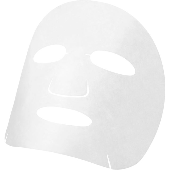 I'm from Rice Sheet mask 5 stk ansiktsmaske som gir fuktighet viser en hvit utfoldet arkmaske med utskjæringer.