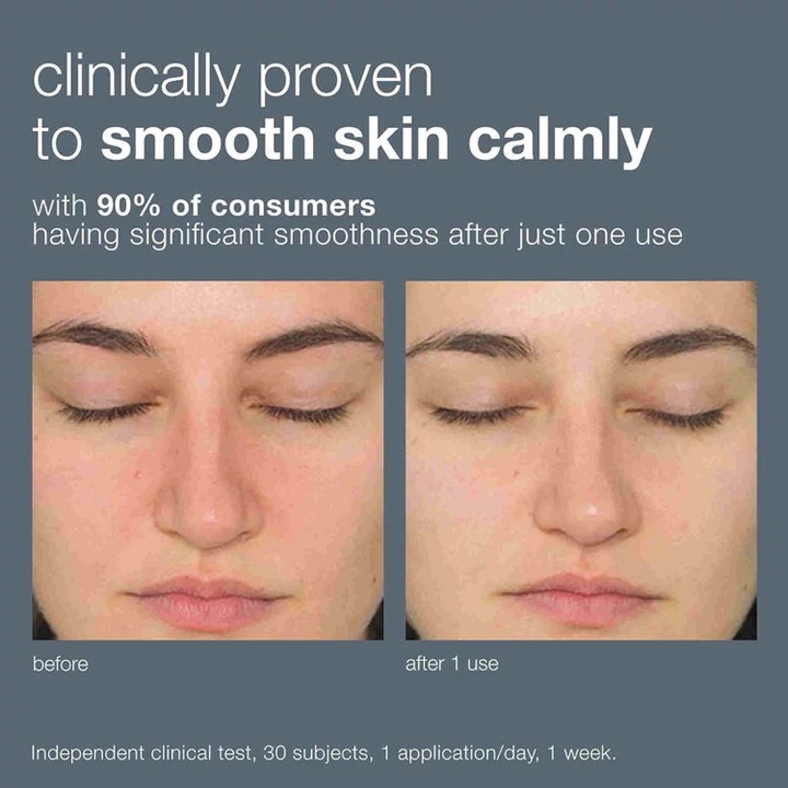 Dermalogica Daily Milkfoliant 13 g ansiktsskrubb viser kliniske før og etter-bilder som gir glattere hud