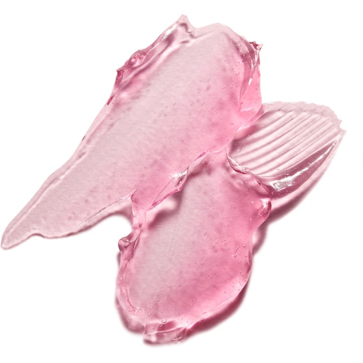 Medicube Collagen Jelly Cream 50 ml fuktighetsgivende ansiktskrem med en glansfull rosa og gjennomsiktig gelétekstur