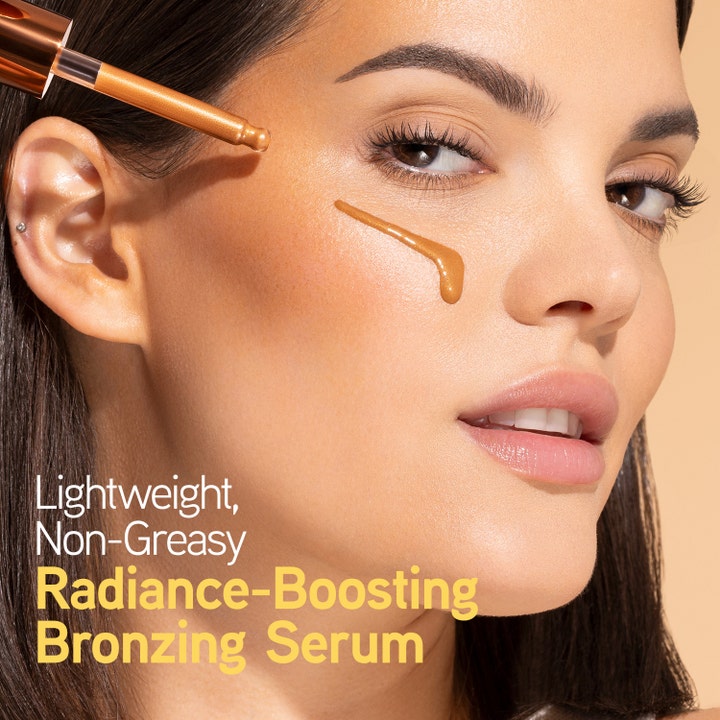 Physicians Formula Butter Glow Bronzing Serum 30 ml glødgivende ansiktsserum påføres med pipette for solkysset glød
