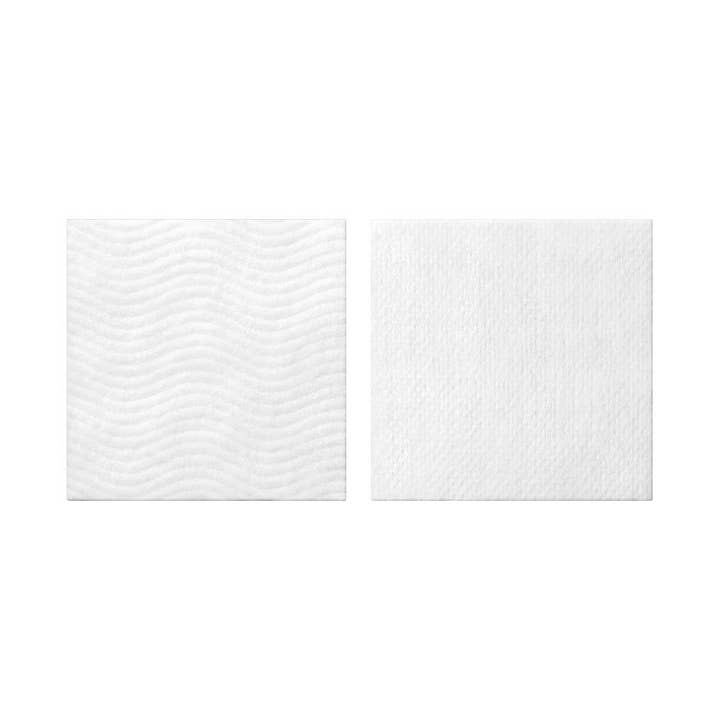 SKIN1004 Madagascar Centella Pure Cotton Pad sminkefjerner med to ulike teksturerte hvite bomullspads