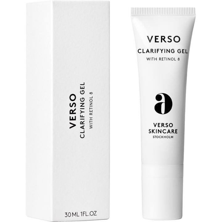 Verso N°6 Clarifying Gel With Retinol 8 30 ml ansiktsgel som motvirker urenheter i hvit tube og eske