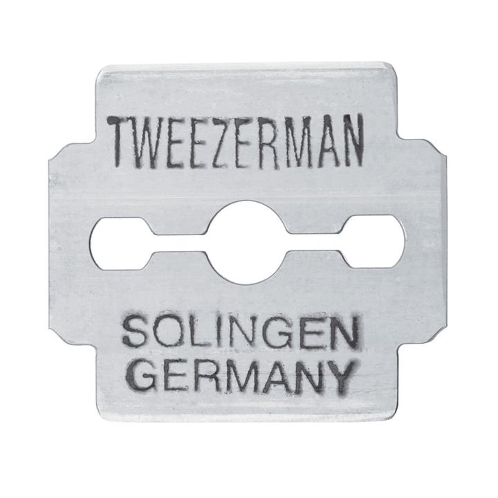Tweezerman Callus Shaver Blades 20 stk effektiv fotpleie fjerner hard hud med skarpt metallblad fra Solingen.