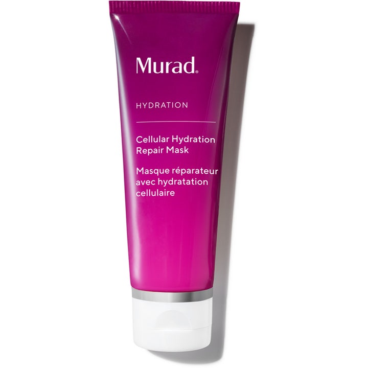 Murad Cellular Hydration Repair Mask reparerende ansiktsmaske som gir fuktighet i lilla tube med hvit kork.