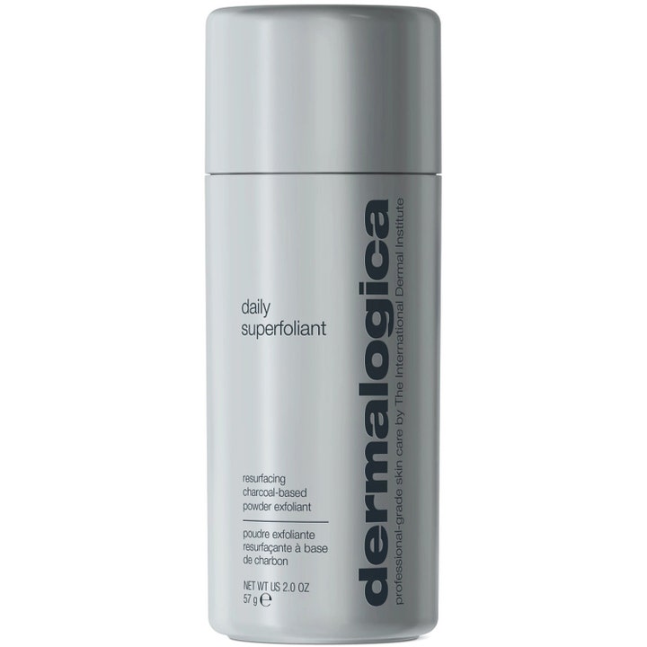 Dermalogica Daily Superfoliant 57 g kullbasert ansiktspulver som gir jevnere hud i en grå sylindrisk beholder