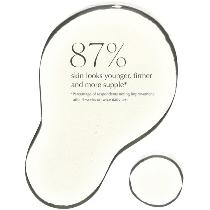 Exuviance CitraFirm FACE Oil 27 ml ansiktsolje klar teksturdråpe med tekst om 87 % fastere og smidigere hud