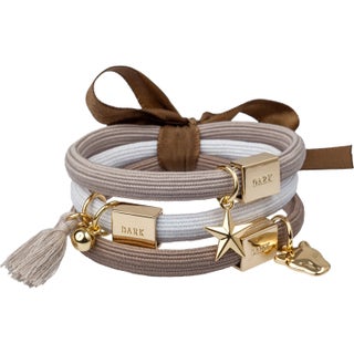 Dark Hair Ties Charm Combo