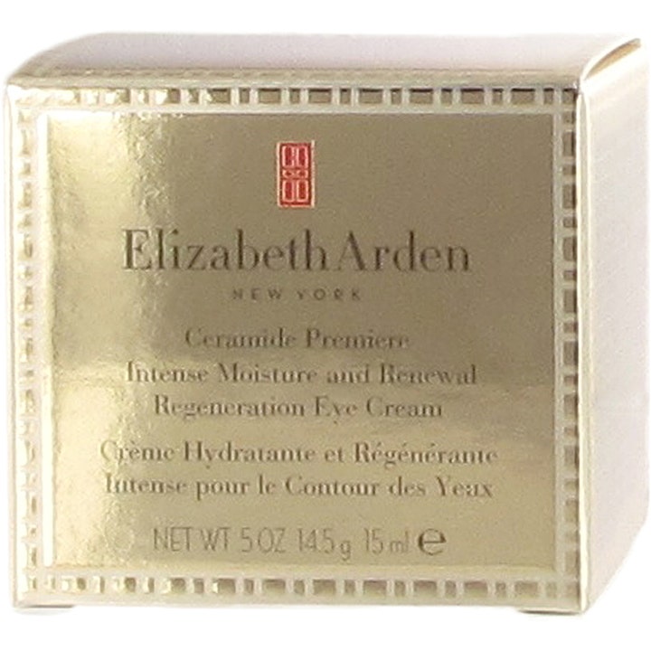 Elizabeth Arden Ceramide Premiere Regeneration Eye Cream 15 ml øyekrem i en skinnende gullfarget eske