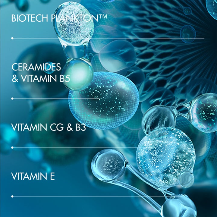 Biotherm Aquapower Advanced Gel 30 ml fuktighetskrem gir fukt med Biotech Plankton og vitaminer i blå bobler