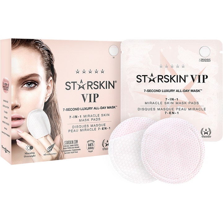 Starskin 7 Second Luxury All Day Mask 5 stk ansiktsmaske i eske med teksturerte pads