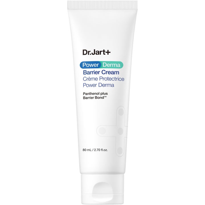 Dr. Jart+ Power Derma Barrier Cream 80 ml fuktighetskrem i hvit tube som styrker hudbarrieren med panthenol
