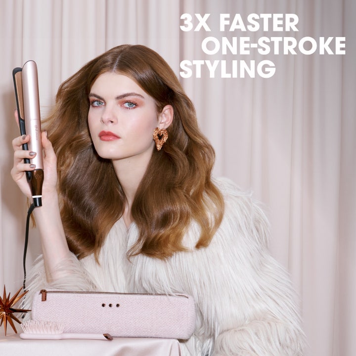 Chronos Hair Straightener - Festive Gift Set in Cashmere Beige