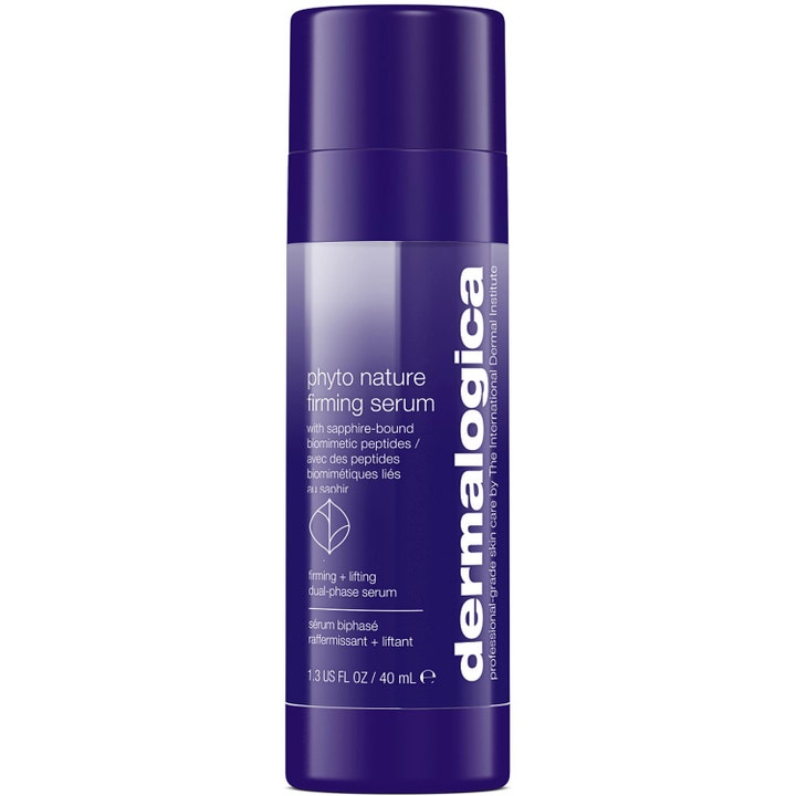 Dermalogica Phyto Nature Firming Serum 40 ml oppstrammende to-fase-serum som gir løft i lilla sylindrisk flaske