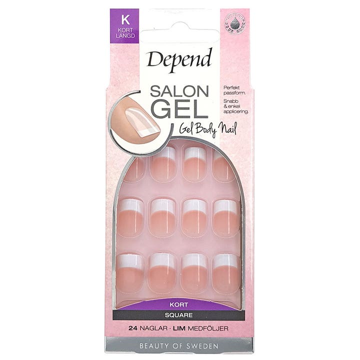 Salon Gel Rosa Square Kort